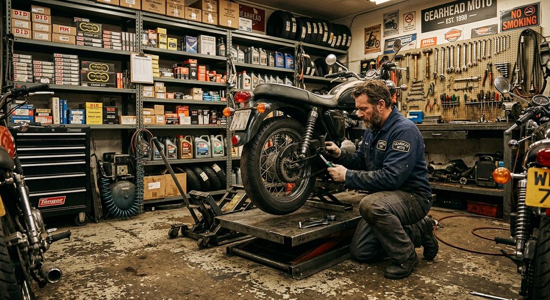 Motorcycle workshop